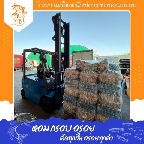 โรงงานผลิตหนังปลาแซลมอนกรอบ OEM